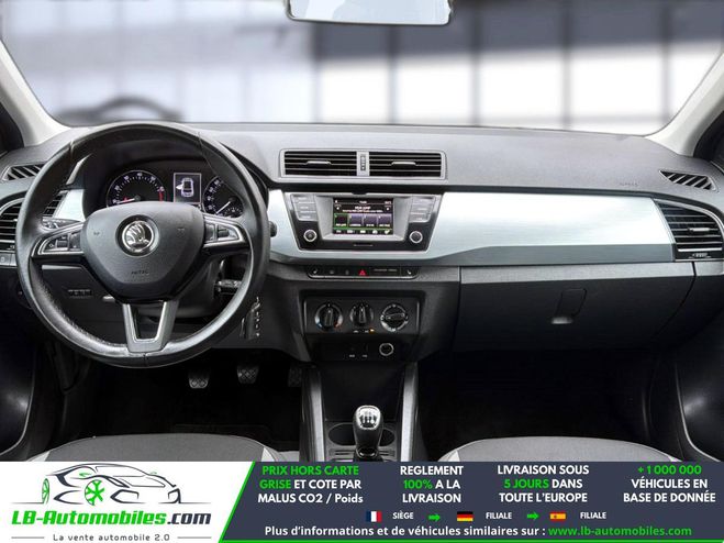 Skoda Fabia 1.0 MPI 75 ch BVM Bleu M�tallique de 2018