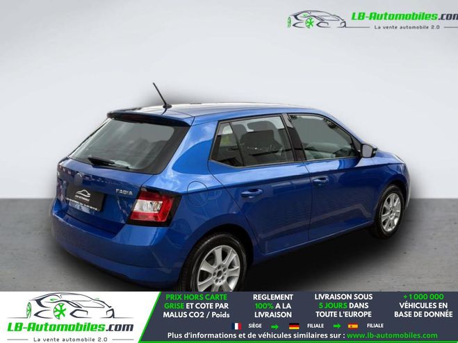 Skoda Fabia 1.0 MPI 75 ch BVM Bleu M�tallique de 2018