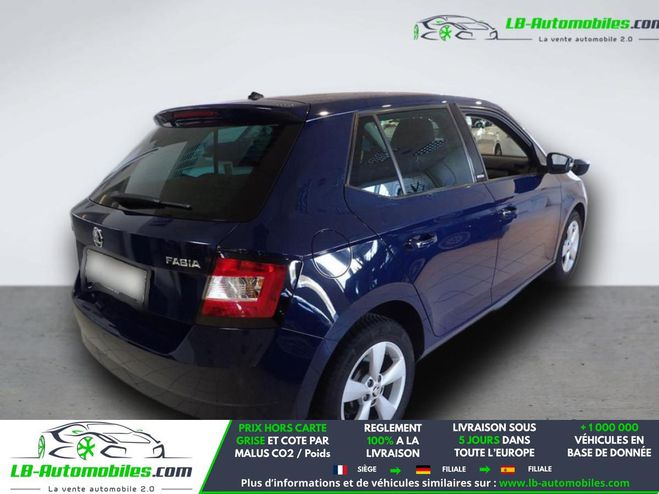 Skoda Fabia 1.0 MPI 75 ch BVM Bleu de 2016
