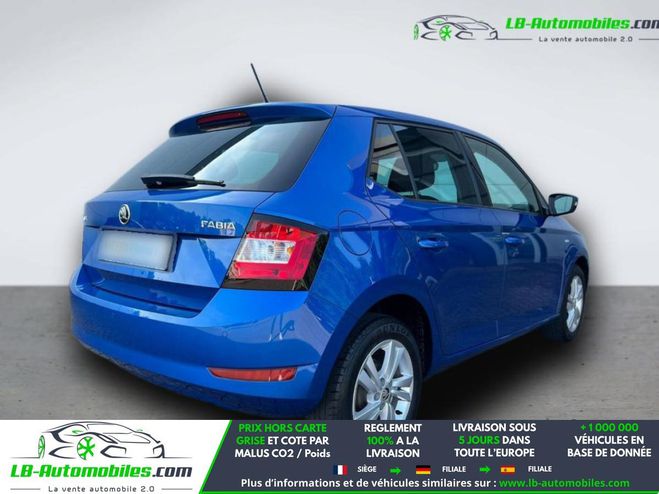Skoda Fabia 1.0 MPI 75 ch BVM Bleu M�tallique de 2019
