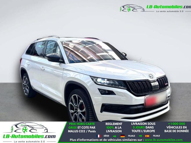 Skoda Kodiaq 2.0 Bi-TDI 240 BVA 4x4 5pl Blanc M�tallique de 2020
