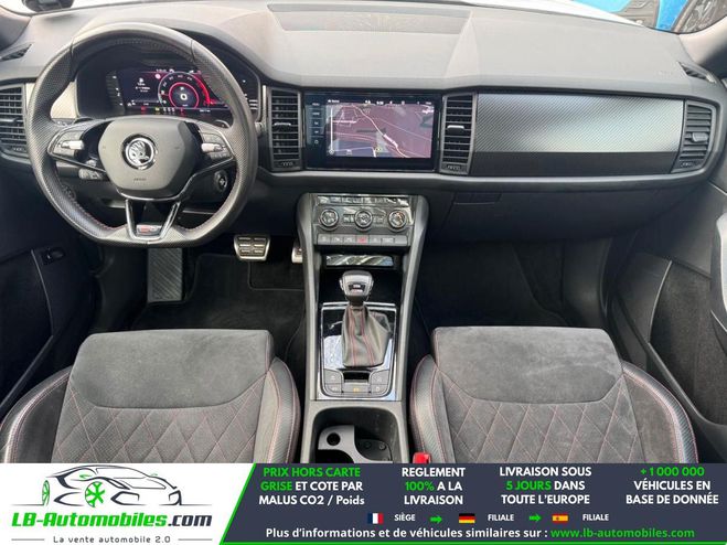 Skoda Kodiaq 2.0 Bi-TDI 240 BVA 4x4 5pl Blanc M�tallique de 2020