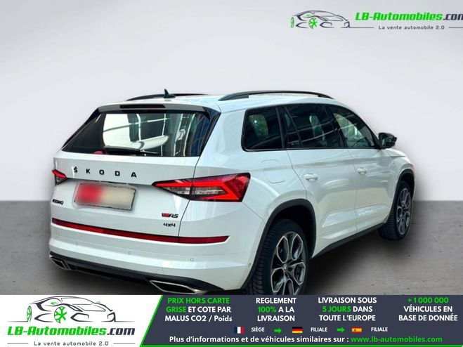 Skoda Kodiaq 2.0 Bi-TDI 240 BVA 4x4 5pl Blanc M�tallique de 2020