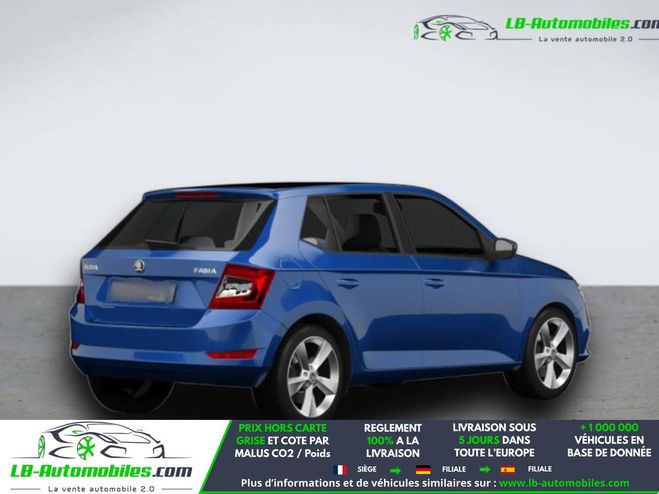 Skoda Fabia 1.0 TSI 95 ch BVM Bleu M�tallique de 2018