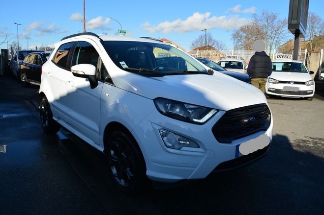 Ford Ecosport 1.0 ECOBOOST 125CH ST-LINE BLANC de 2018