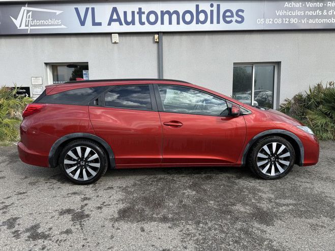 Honda Civic 1.6 I-DTEC 120 CH EXCLUSIVE NAVI ROUGE de 2016
