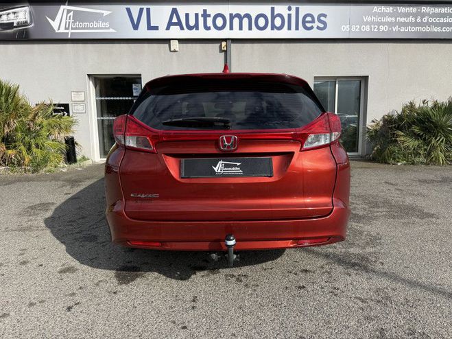 Honda Civic 1.6 I-DTEC 120 CH EXCLUSIVE NAVI ROUGE de 2016