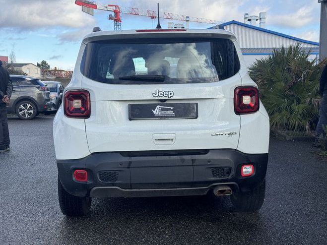Jeep Renegade 1.3 GSE T4 150 CH LIMITED BVR6 BLANC de 2019