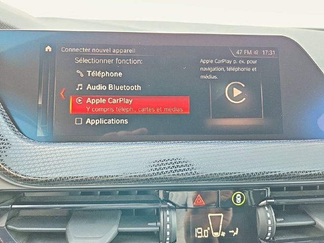 BMW Serie 1 116d 116 ch DKG7 Edition Sport 5p BLACK SAPPHIRE METALLIC de 2022