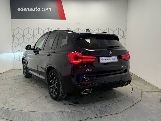 BMW X3 xDrive 30e 292ch BVA8 M Sport noir de 2022