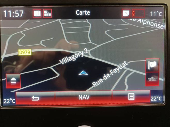 Renault Megane IV Berline TCe 115 FAP Business blanc de 2019