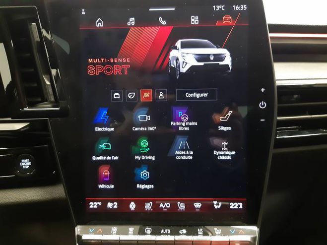 Renault Rafale E-Tech full hybrid 200 ch esprit Alpine blanc de 2024