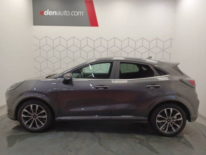 Ford Puma 1.0 EcoBoost 125 ch mHEV S&S DCT7 ST-Lin gris de 2021