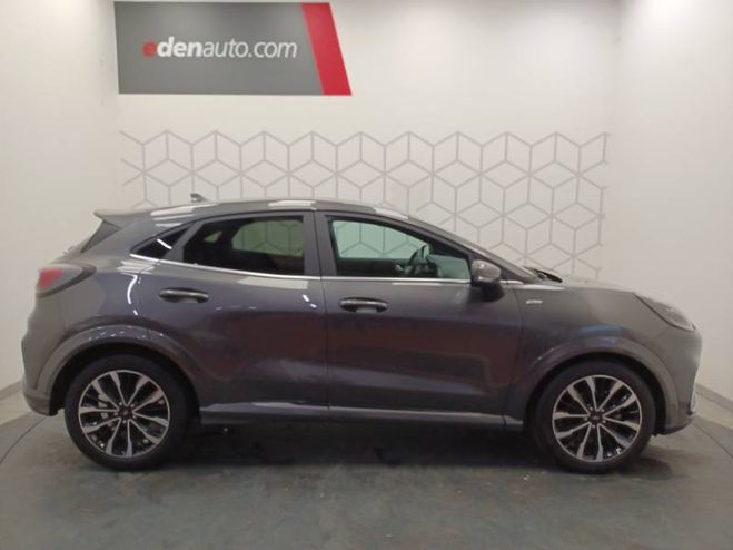 Ford Puma 1.0 EcoBoost 125 ch mHEV S&S DCT7 ST-Lin gris de 2021