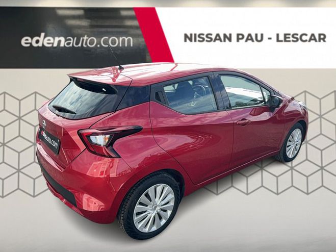 Nissan Micra IG-T 100 Acenta rouge de 2020