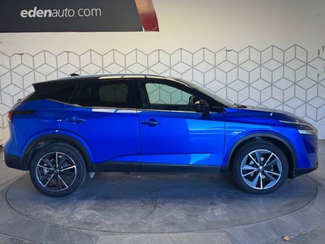 Nissan Qashqai Mild Hybrid 158 ch Xtronic Tekna bleu de 2021