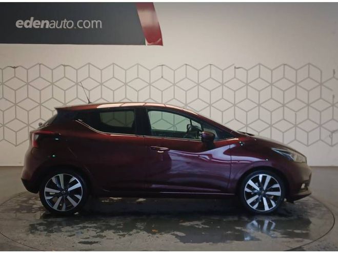Nissan Micra IG-T 100 Xtronic Tekna rouge de 2020