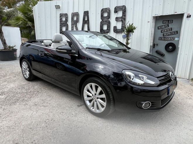 Volkswagen Golf Cabriolet 1.4 16V TSI - 122 - BV DSG 7 V NOIR de 2012