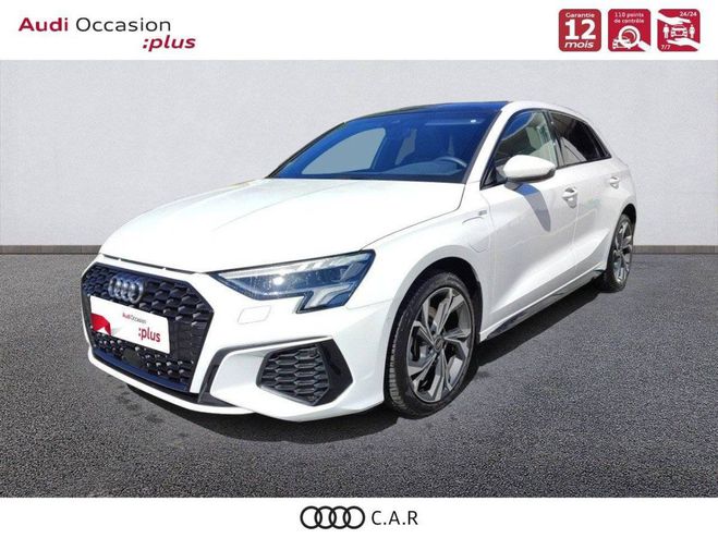 Audi A3 Sportback 40 TFSIe 204 S tronic 6 S Line Blanc de 2023