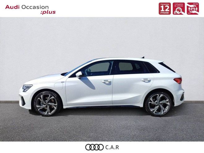 Audi A3 Sportback 40 TFSIe 204 S tronic 6 S Line Blanc de 2023
