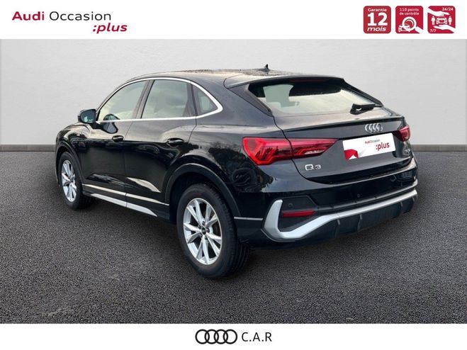 Audi Q3 Sportback 35 TDI 150 ch S tronic 7 S lin Noir de 2022