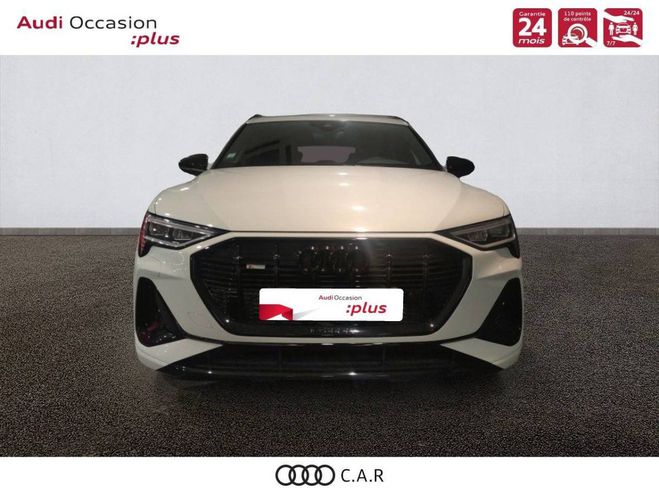 Audi E-Tron Sportback 50 quattro 313 ch S line BLANC GLACIER METALLISE de 2022