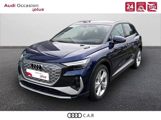 Audi Q4 E-Tron 45 285 ch 82 kWh Navarra Blue Metallic de 2025