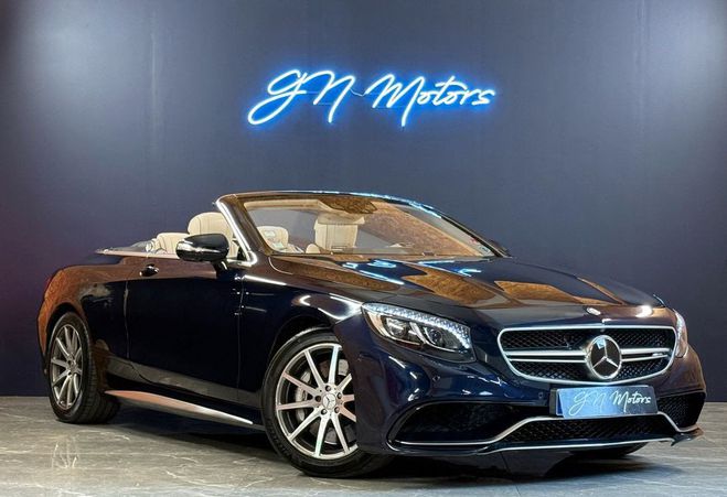 Mercedes Classe CLS Classe Benz S cabriolet 63 amg 4matic pr Bleu de 2016
