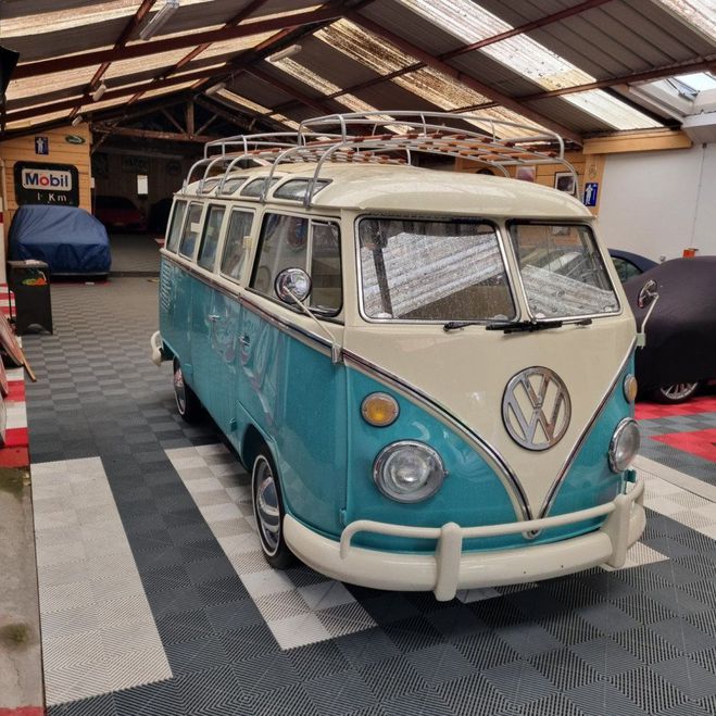Volkswagen Combi T1 Replica Samba 23 Fen�tres Bleu de 1972