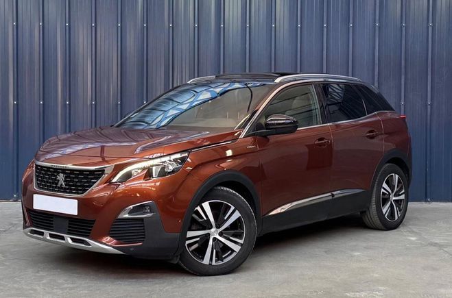 Peugeot 3008 1.6 BLUEHDI 120 GT LINE EAT - Garantie 1 Marron de 2017
