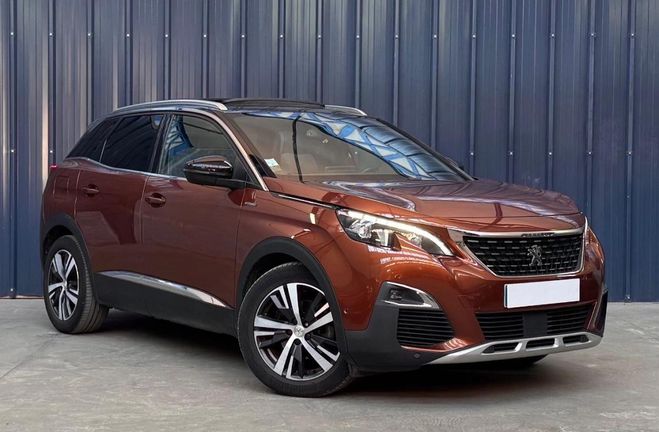 Peugeot 3008 1.6 BLUEHDI 120 GT LINE EAT - Garantie 1 Marron de 2017