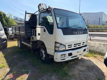  Voir d&eacute;tails -Isuzu Npr CAMION TRI-BENNE + GRUE POID LOURD 5 TON &agrave; Villeneuve-Loubet (06)