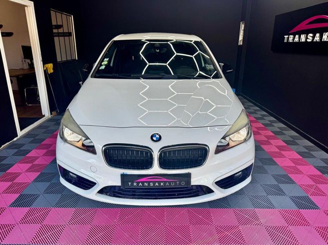 BMW Serie 2 Active Tourer F45 218d 150 ch Sport A Blanc de 2015
