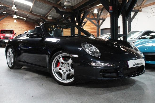 Porsche 911 TYPE 997 CABRIOLET (997) 3.8 355 CARRERA Gris Atlas de 