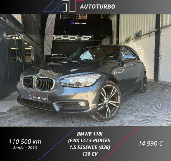 BMW Serie 1 (F21-F20) 118I 136CH BUSINESS 5P Gris de 2016