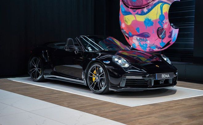 Porsche 911 Type 992 Turbo S Cabriolet 3.8l 650ch |  Noir de 2020