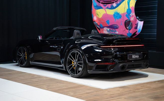 Porsche 911 Type 992 Turbo S Cabriolet 3.8l 650ch |  Noir de 2020