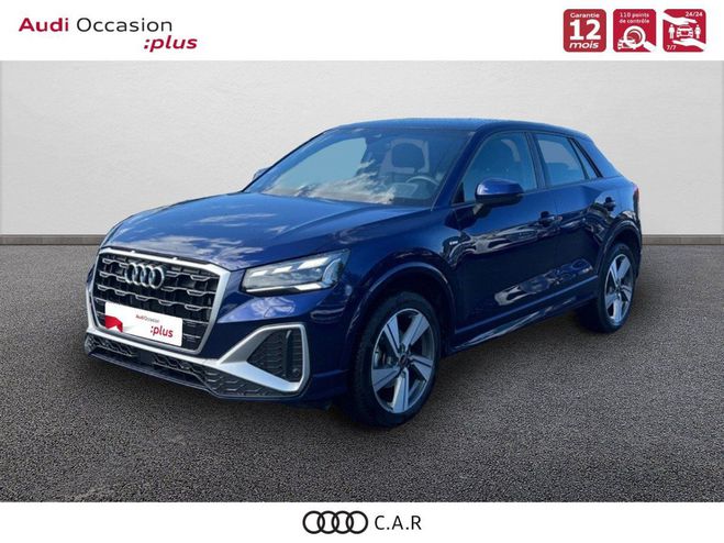Audi Q2 35 TFSI 150 S tronic 7 S line Bleu de 2022