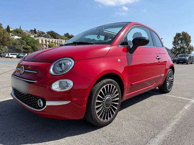 Fiat 500 Cabriolet 1.2 MPi 69ch Popstar Rouge de 2017