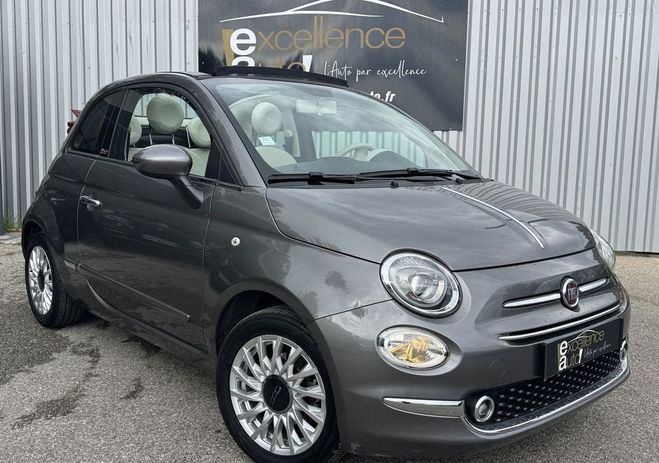 Fiat 500 C 1.2 8V 69CH ECO PACK LOUNGE Gris de 2020