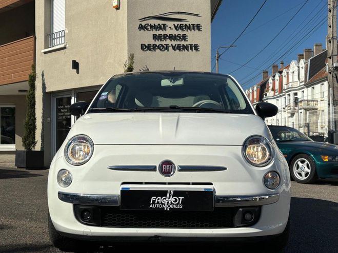 Fiat 500 1.2i - 69 - BV Dualogic BERLINE Lounge P BLANC de 2014