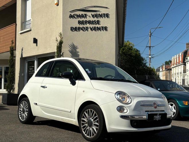 Fiat 500 1.2i - 69 - BV Dualogic BERLINE Lounge P BLANC de 2014