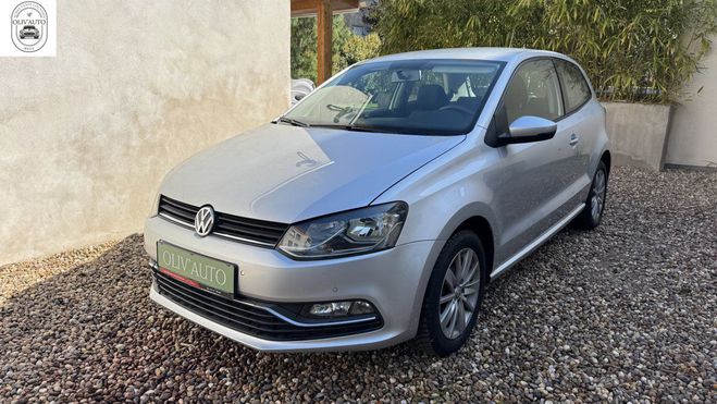 Volkswagen Polo (5) 1.4 TDI 90 Allstar BMT Gris Clair de 2016