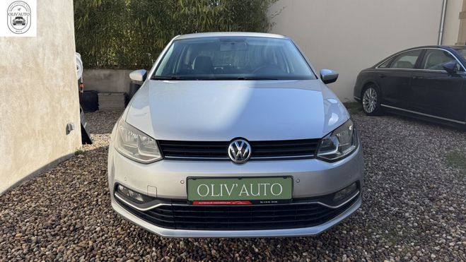 Volkswagen Polo (5) 1.4 TDI 90 Allstar BMT Gris Clair de 2016