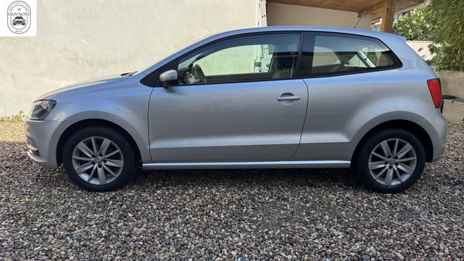 Volkswagen Polo (5) 1.4 TDI 90 Allstar BMT Gris Clair de 2016