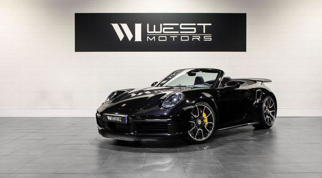 Porsche 911 Type 992 Turbo S Cabriolet 650 ? IMMAT F Noir de 2020