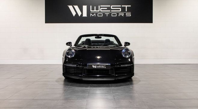 Porsche 911 Type 992 Turbo S Cabriolet 650 ? IMMAT F Noir de 2020