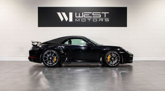 Porsche 911 Type 992 Turbo S Cabriolet 650 ? IMMAT F Noir de 2020