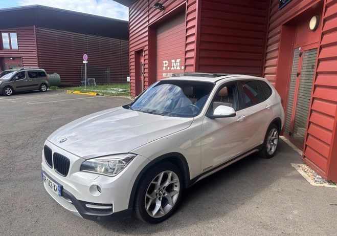 BMW X1 2.3d 218cv pack luxe cuir Bluetooth toit Blanc de 2012