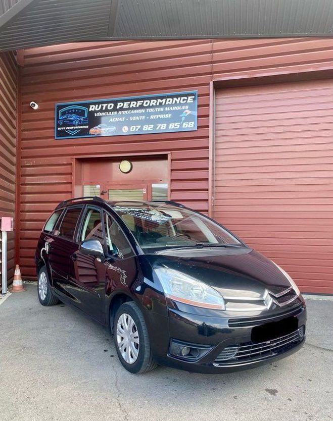 Citroen C4 Picasso grand 1.6 hdi 110cv 2009 7 places ct ok Noir de 2009